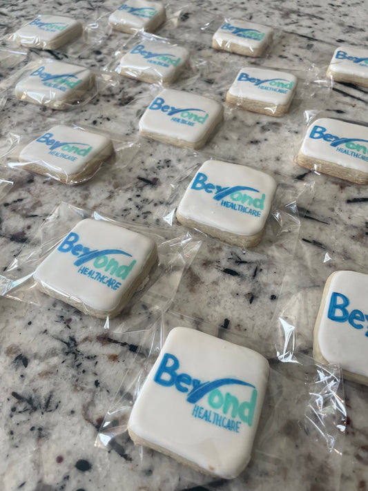 Custom Logo Mini Sugar Cookies - Dozen